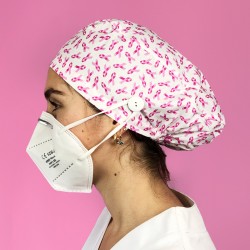 Gorro enfermera cancer de mama