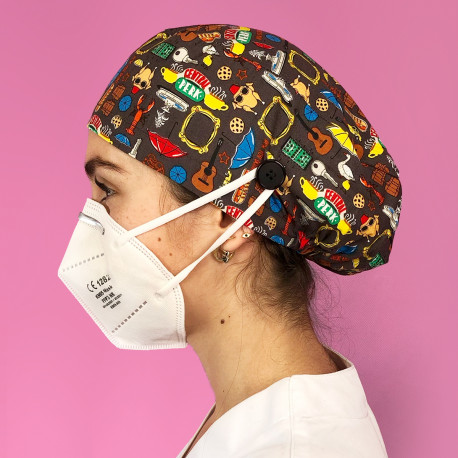 Long Hair Surgical Cap with...