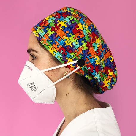 Long Hair Surgical Cap with...