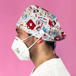 gorro quirófano estampado