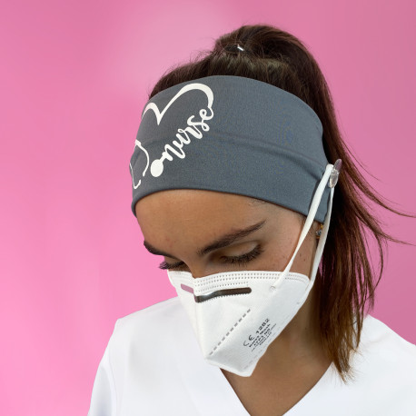 Grey Nurse Headband with...