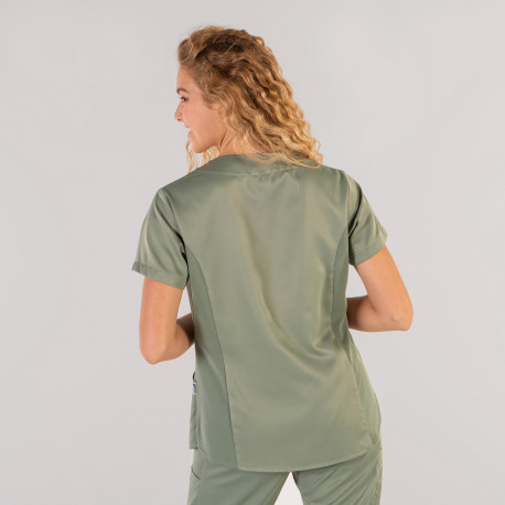 Women's Scrub Top - Olive Green,...