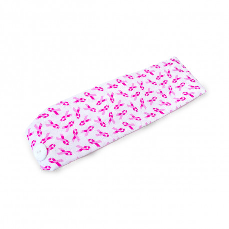 Pink bow breast cancer Hairband with...