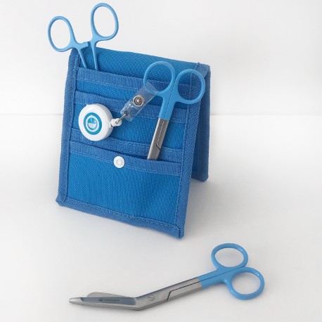 KIT Pocket azul (organizador + tijeras)