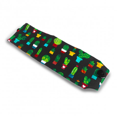 Cactus Hairband with Buttons