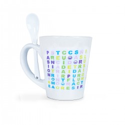 Word Search Cup with spoon