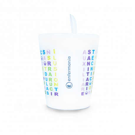 Word Search Cup with spoon