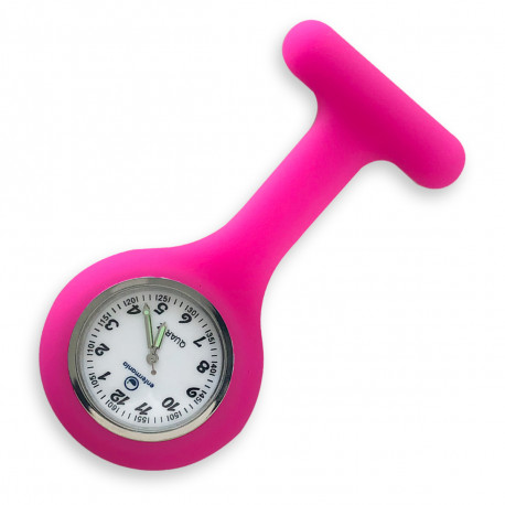 Nurses' Silicone Watch - Fuchsia