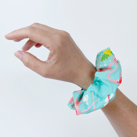 Flamingo scrunchie for nurses