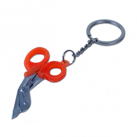 Metal keyring EMS Scissors