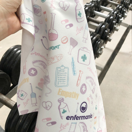 toalla estampado enfermeril