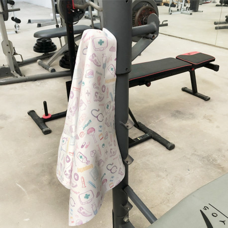 printed nursing towel