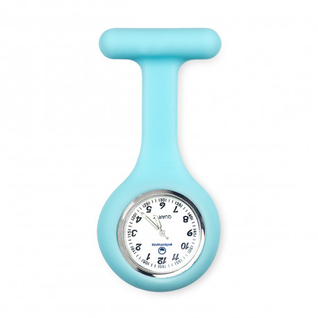 Reloj silicona Enfermera - azul pastel