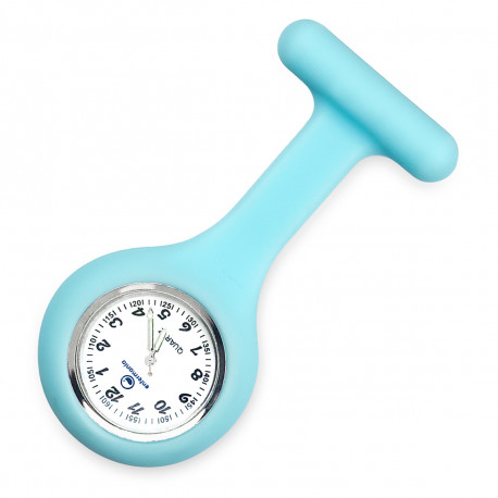 Reloj silicona Enfermera - azul pastel