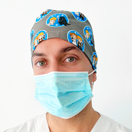 Short Hair Surgical Cap with buttons...