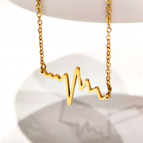 Stainless Steel Heartbeat...