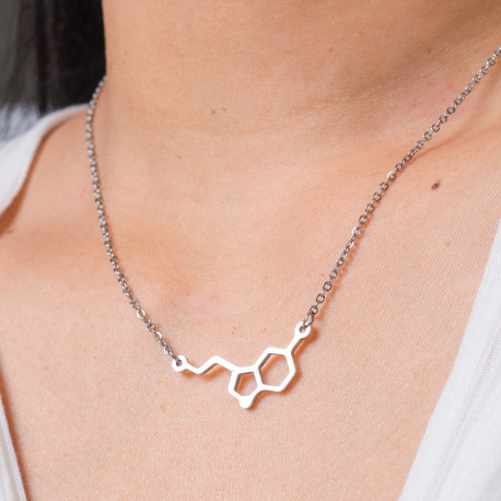 Serotonin necklace - stainless steel