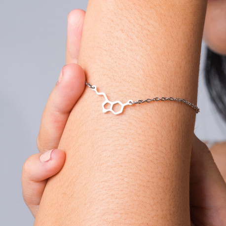 Serotonin bracelet - stainless steel