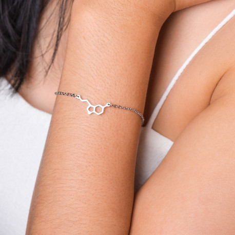 Serotonin bracelet - stainless steel