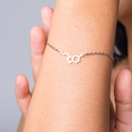 Serotonin bracelet - stainless steel