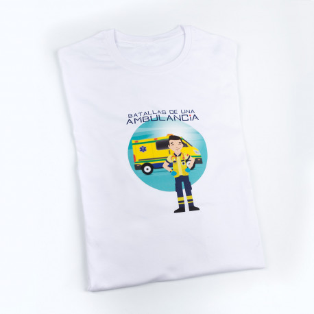 camiseta hombre batallas de una ambulancia