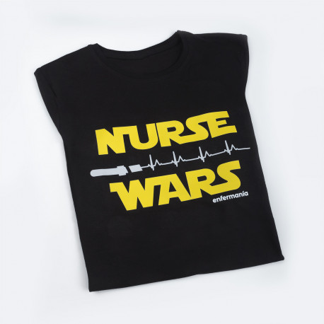 camiseta enfermera negra star wars