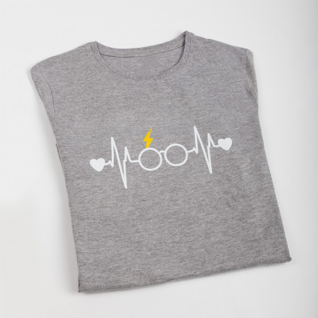 camiseta potterhead gris