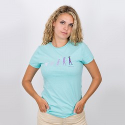 Woman's Eco Aqua T-shirt -...