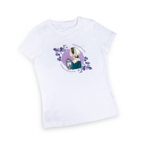 Woman's T-shirt White - Nightingale