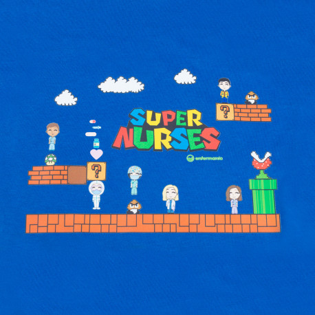 camiseta divertida super nurses