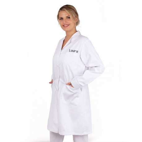 Women's Lab Coat - White -...