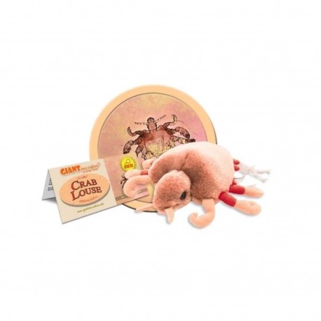 Microbe Giant Stuffed toy- Crab Louse