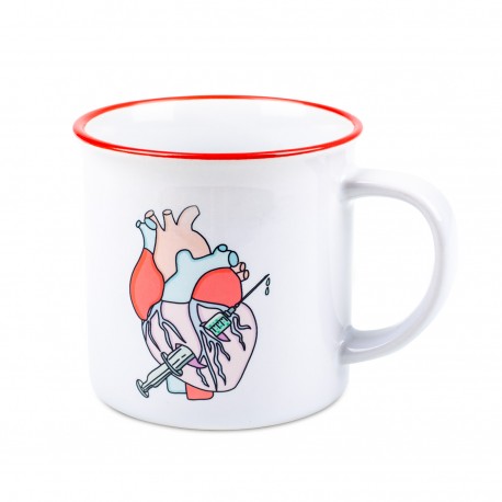 Red Vintage Mug - Rebelheart...