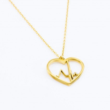 colgante corazón enfermera