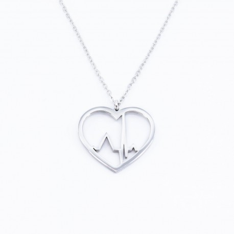 golden heart necklace