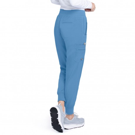Pantalón liso mujer 5 bolsillos -...