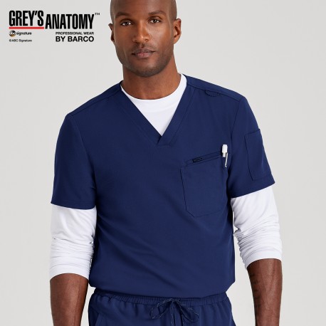 Blusón hombre color índigo Grey's Anatomy