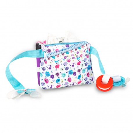 Nursing Organizer Waist Bag - Virus