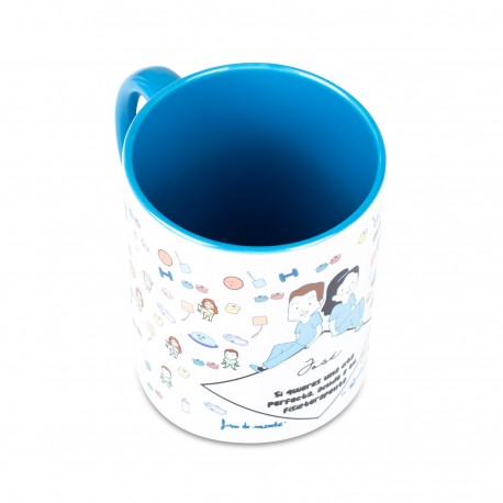 Light Blue Ceramic Mug - Acude a tu...
