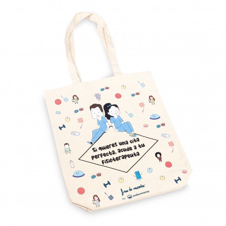 Tote estampado fisioterapeuta unisex