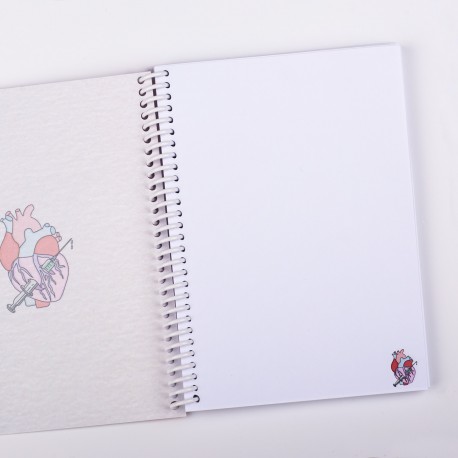 A6 Notebook - Heart - @anni.ghtingale