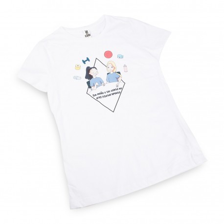 Woman's White T-shirt - "You are a...