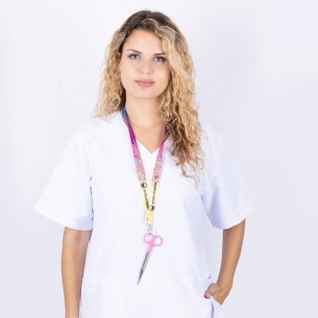 lanyard enfermera colorful