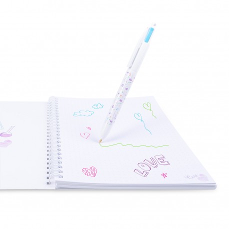 4 colours BIC pen for nurses