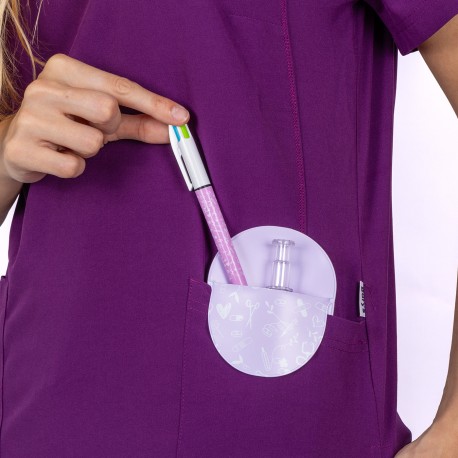 purple nursing bic pen