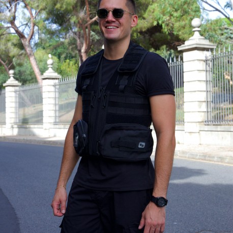 TES medical- tactical black vest