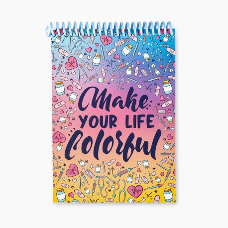 A6 Notebook - Make your life Colorful