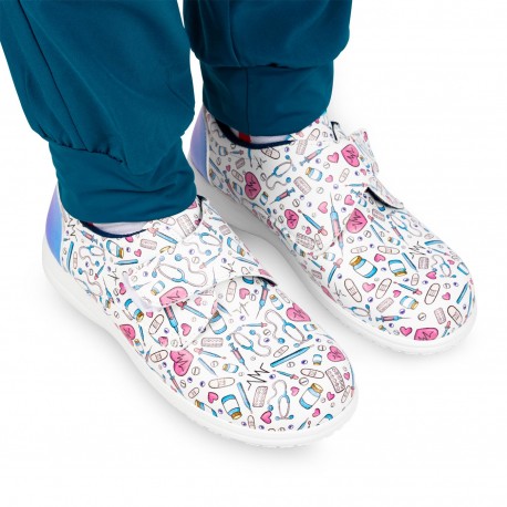 Zapato estampado para enfermeros