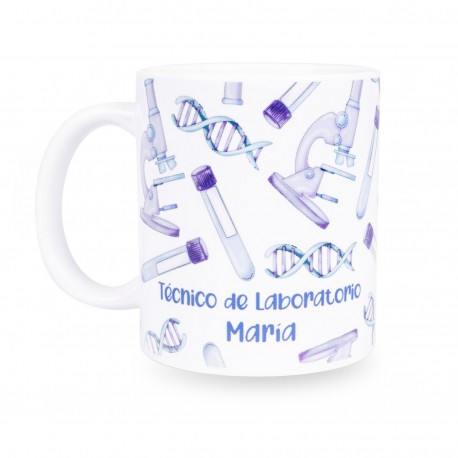 taza técnico de laboratorio