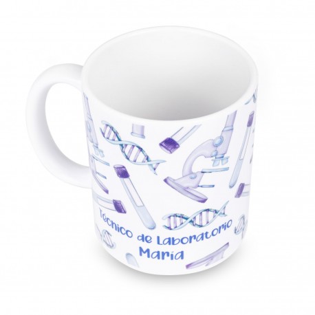 taza para técnico de laboratorio